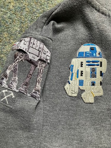 UNIQUE BOYS CUSTOM STAR WARS HOODIE AGE 4-5 YEARS PRIMARK - Picture 2 of 4