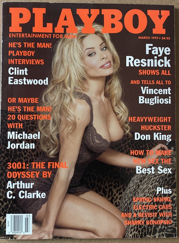 Playboy March 1997 Faye Resnick Cover Jennifer Miriam Centerfold Intact