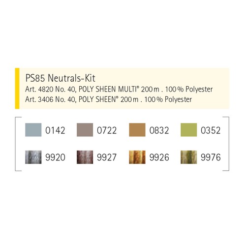 Premium Quality Mettler 100% Polyester Poly Sheen Sewing Thread Embroidery Craft - Picture 3 of 19