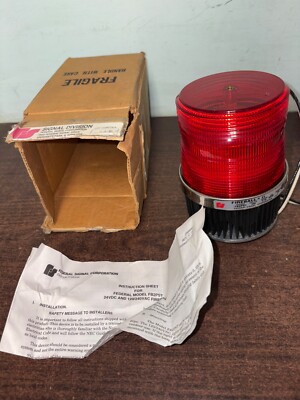 NEW FEDERAL SIGNAL FB2PST-240R RED FIREBALL II   . S 14