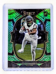 2022 Select Concourse Dragon Scale Prizm #47 Dameon Pierce /89 RC Houston Texans