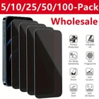 Wholesale Lot Privacy Glass Screen Protector for iPhone 17 17e 16 15 14 13 Pro 8