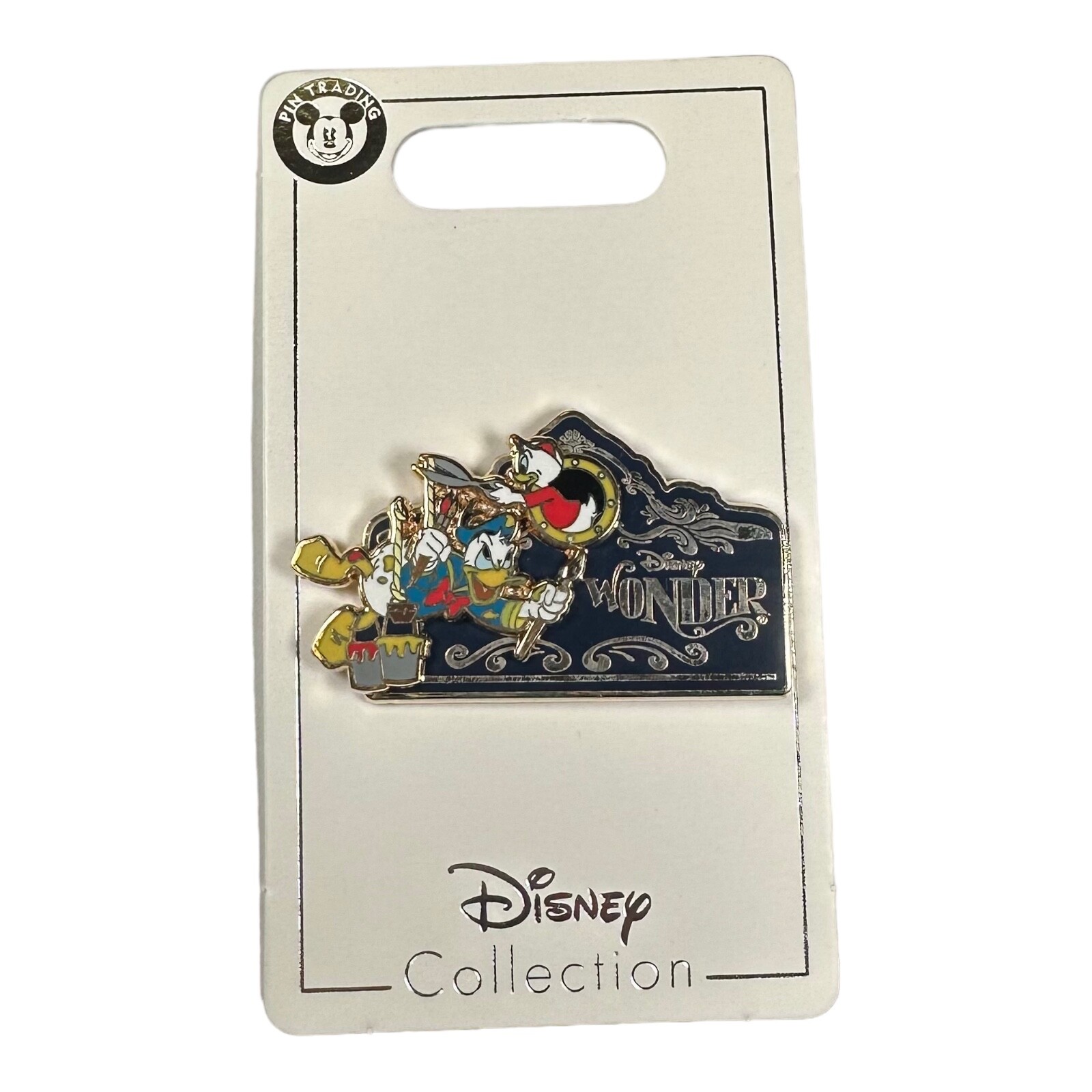 Disney Cruise Line DCL Disney Wonder Donald and Huey Pin
