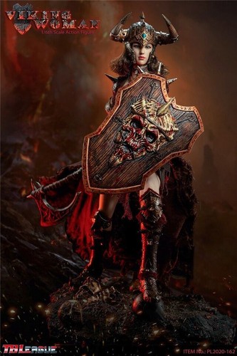 1/6 Scale TBLeague PHICEN Viking Woman Action Figure Soldier - Picture 8 of 13