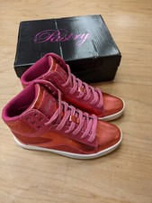 Pastry Glam Pie Glitter Fuchsia High Top Lace Up Dance Athletic Sneaker Girls
