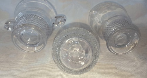 Creamer Sugar Cruet 1930s Vintage Duncan Miller Teardrop 301 Pattern 3 Piece Set - Picture 7 of 10