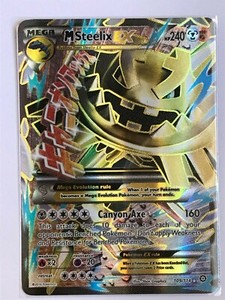 Mega Steelix Ex Full Art Ultra Rare 109 114 Pokemon Xy Steam Siege Holo Nm Shiny Ebay
