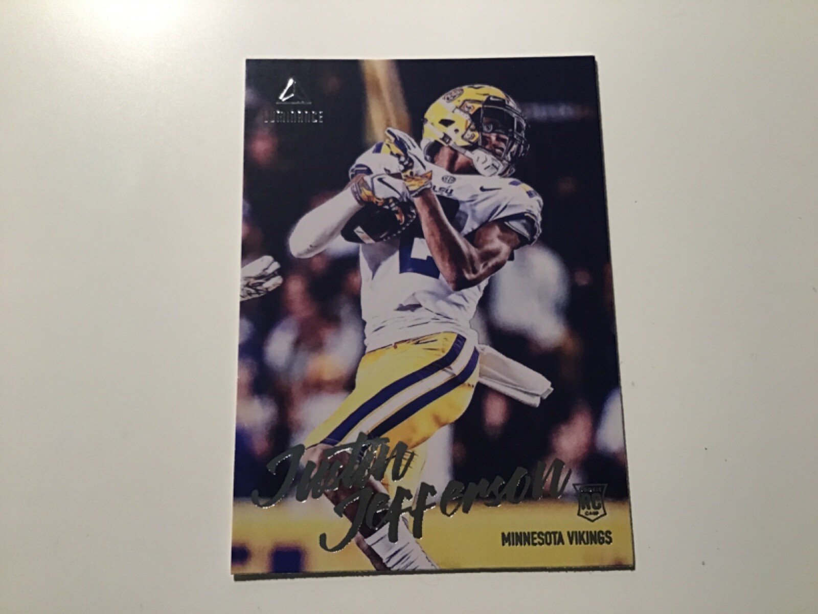 2020 Luminance #117 Justin Jefferson Rookie Vikings