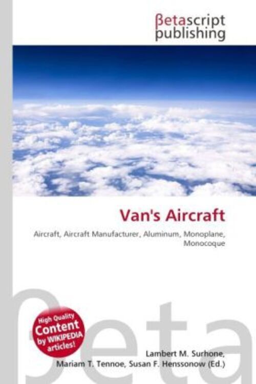 Van's Aircraft Lambert M. Surhone (u. A.) Taschenbuch Englisch Ean