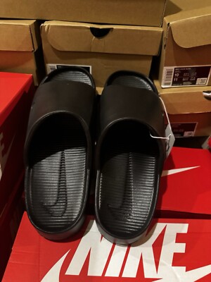 NEW Men s NIKE CALM SLIDE BLACK / BLACK 11 m/12 w Comfort Bestseller