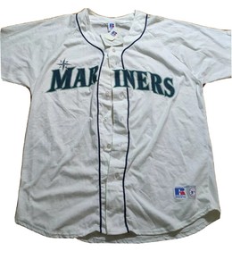 white mariners jersey
