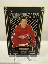 Lucas Raymond UD PORTRAITS 2022-23 Upper Deck Series 1 Hockey #P-2 NHL