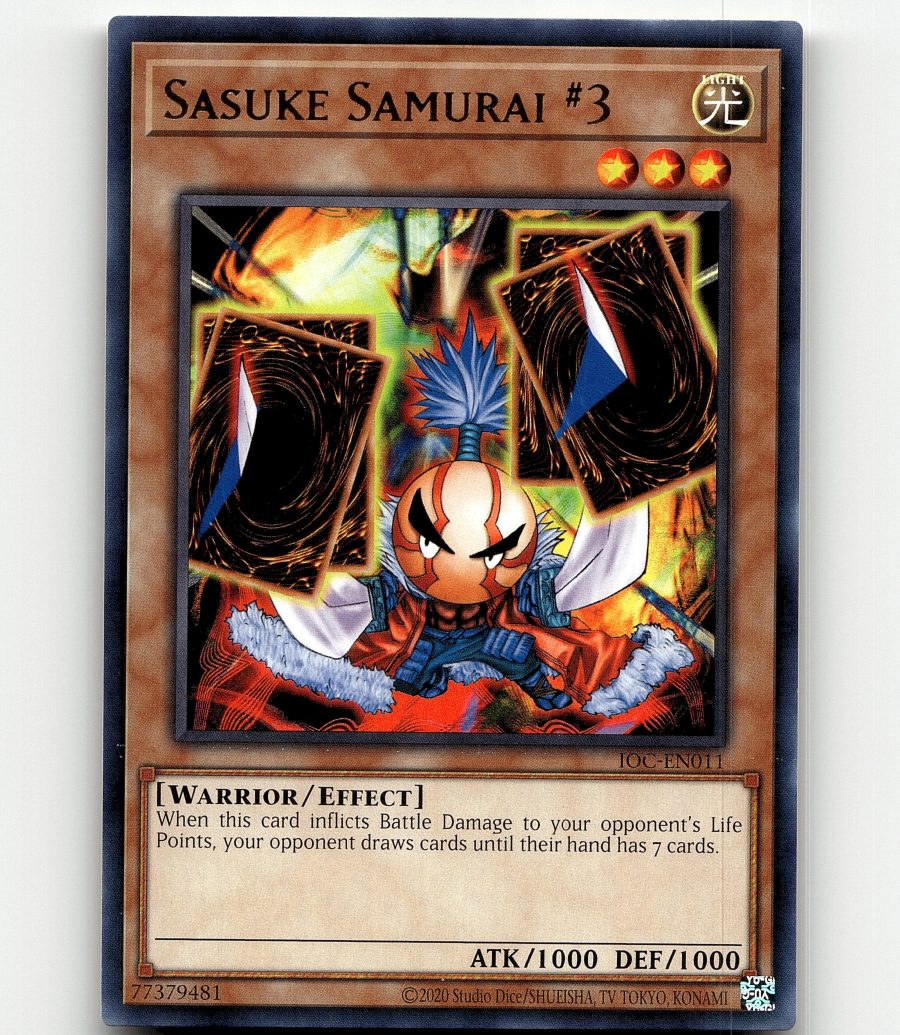 Yugioh - Sasuke Samurai #3 - Invasion of Chaos 25th Anniv. | eBay