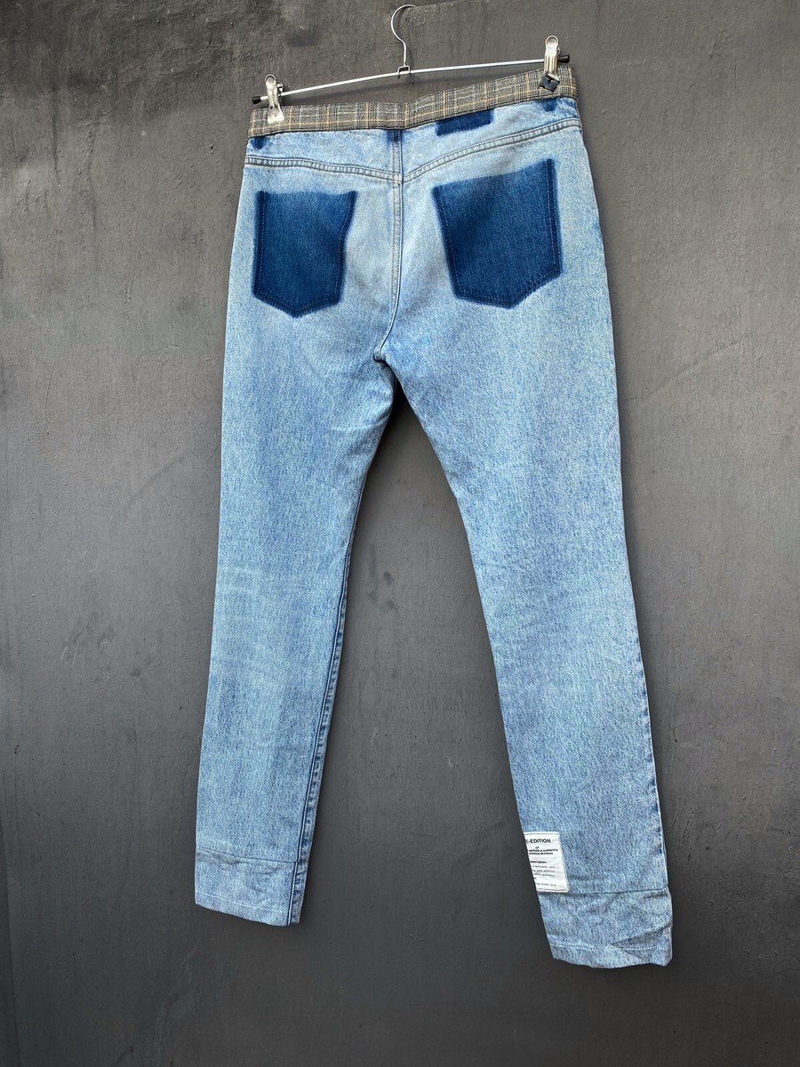 Maison Martin Margiela jeans SS 04 Re Edition light blue pants 