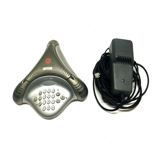 Polycom 2201-06846-001 VoiceStation 100 Conference Phone w/ Premier Wall Module - Picture 1 of 6