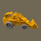 MATCHBOX LESNEY No 24A WEATHERILL Hydraulic Truck EXCAVATOR GREY WHEEL Vintage