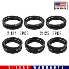 3-PACK 12112425 Washer Belt Kit Compatible With 211125 211124 22002570 22002571