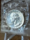 1957 Washington Proof Quarter U.S. Coin 25c Proof 25 Cents in mint cello TYPE  B