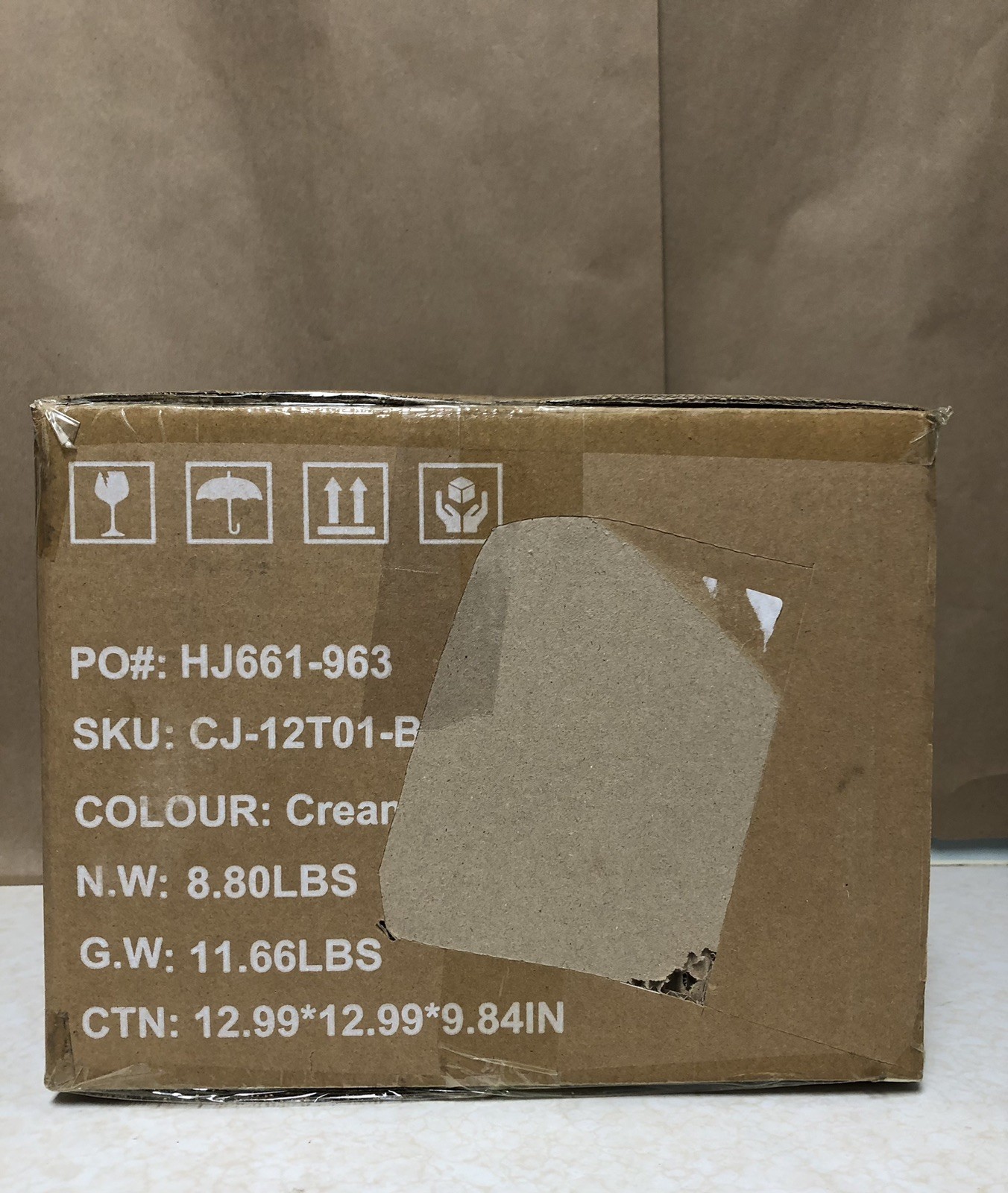 DUMOS 12-Piece Nonstick Pots and Pans Set - Kitchen 12 Pcs, Cream White NIB!