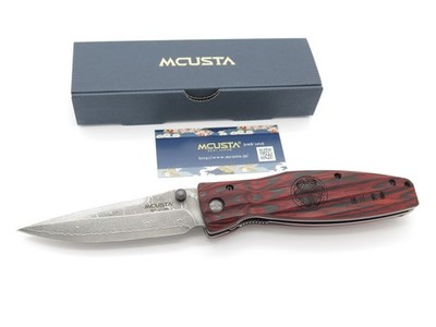 Mcusta Seki Japan MC-183D Ieyasu Samurai VG-10 Red Damascus