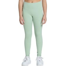 DSG Girl's Large Shoreside Blue Momentum High Rise Perforated Leggings H23-18
