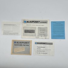 Blaupunkt Reno Sqr 46 Owners Manual Paperwork Collection Porsche 911 Carrera