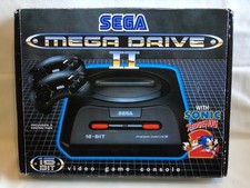 SEGA MEGA DRIVE II 2 VINTAGE CONSOLE COMPLETE, BOXED AND WORKING WITH SONIC 2