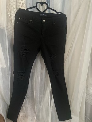 Black Jeans Straight Leg