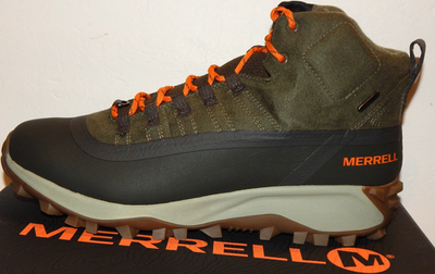 Merrell Thermo Snowdrift Men's Hiking Boots - Olive, US 8M (J19293