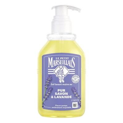 Le Petit Marseillais Lavender Liquid Hand Soap Pur Savon Wash Gel Pump 300ml