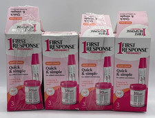 4PK First Response Multi-Check 1 Easycup 3 Pregnancy Tests Each EXP 9/26