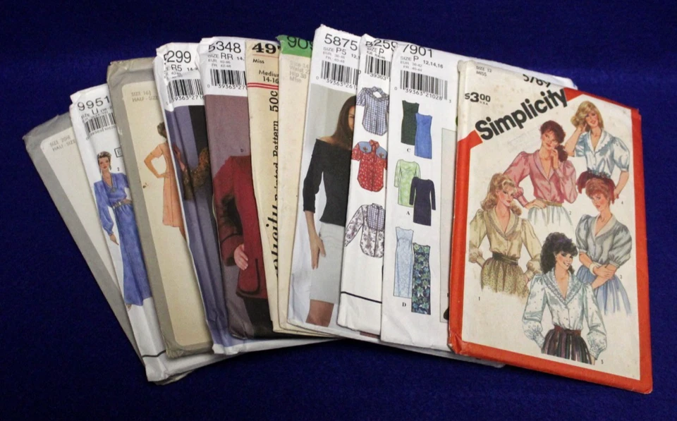 Simplicity Sewing Patterns Sizes 6-22 UNCUT U-Pick from dropdown FREE Shipping! - Image 2 of 4
