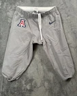 Arizona Wildcats Football Pants Mens 34 Gray NCAA Nike Player Issued Game Used