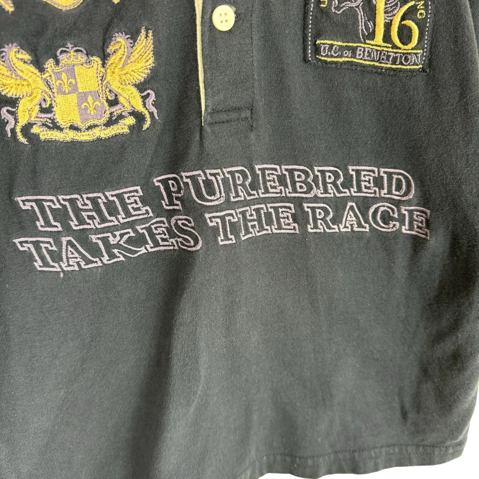 United Colors of Benetton Vintage The Purebred Wins The Race Manga Larga Talla 4 Foto 3 de 4