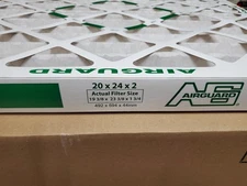 12 Count Case Airguard DP MAX MX40-STD2-211 20X24X2 0450263 MERV 8