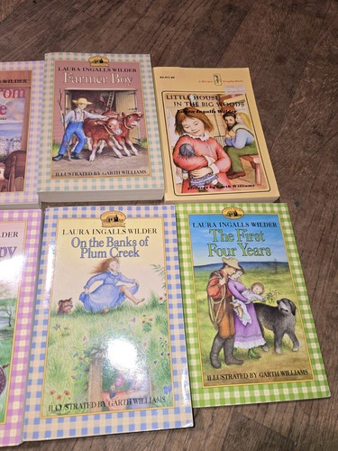 10 Soft Cover Little House On The Prairie, Laura Ingalls Wilder Books 1981 - Picture 2 of 13