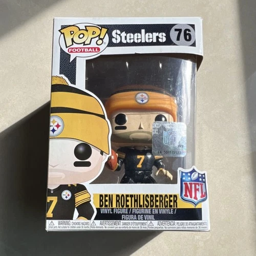 Funko Pop! Vinyl NFL Ben Roethlisberger #76 Steelers Football(box a little worn)