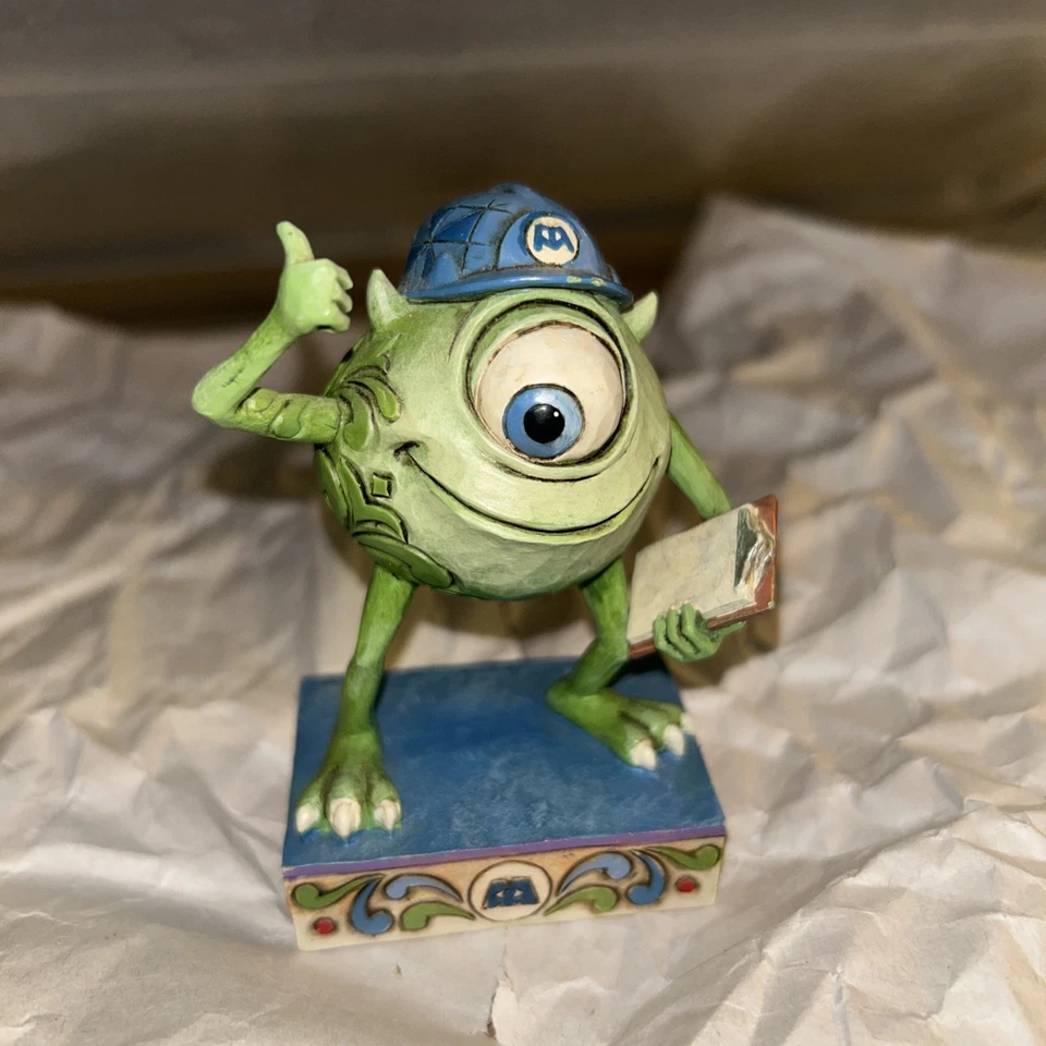 Estatueta Jim Shore Disney Traditions Monster Inc Mike Wazowski rara sem caixa - Imagem 3 de 4