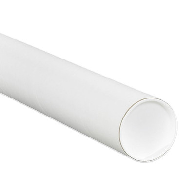 Cardboard Tubes with Caps, 12''L X 2''W X 2''H, Pack of 50 | Poster Tube for Mailin