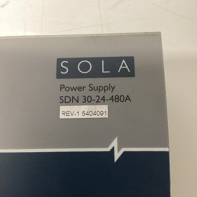 SOLA SDN 30-24-480A POWER SUPPLY S-986