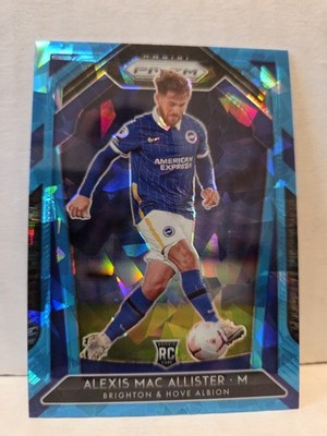 Alexis Mac Allister 2020-21 Panini Prizm Premier League #178 Blue Ice /75 Rookie