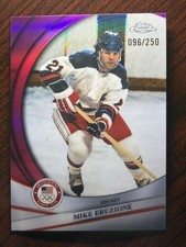 2026 Topps Chrome Winter Olympics Mike Eruzione Pink Refractor #/250 SP 97