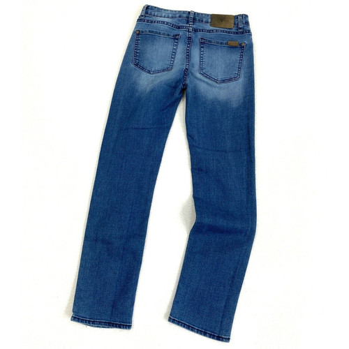 7 FOR ALL MAN KIND Denim Jeans Girls Size 12 Blue 5 Pocket Slim - Picture 1 of 7
