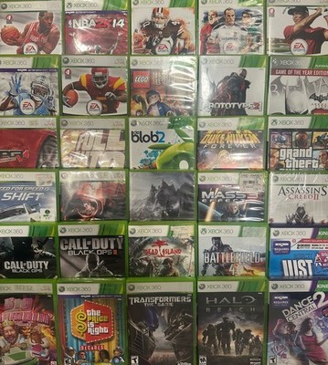Lot De 30 Jeux Xbox 360 - Dont Assassin's Creed - État Correct