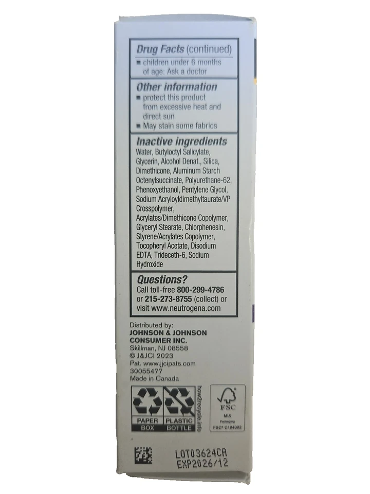 Nuevo paquete de 2 lociones de suero facial hidratante Neutrogena Ultra Sheer FPS 60 1,7 OZ Foto 4 de 4