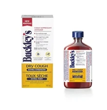 Buckley’s Dry Cough Extra Strength Cough Suppressant Syrup, 5oz./150ML