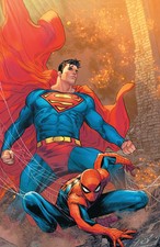 SPIDER-MAN SUPERMAN #1 VIRGIN MARCO CHECCHETTO EXCLUSIVE SPIDERMAN