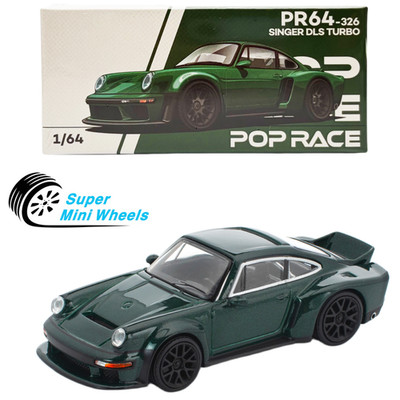 Pop Race 1:64 Porsche 911 Singer DLS Turbo Green #326