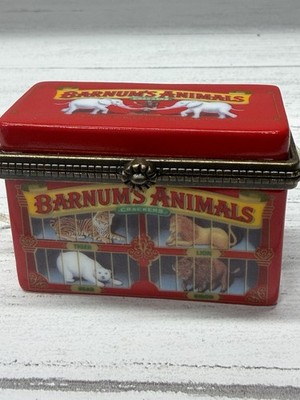 Burnham s Animal Trinket Box Hand Painted Collectible Decorative Keepsake