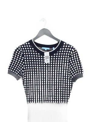 Draper James Pullover Midikleid M in Blau